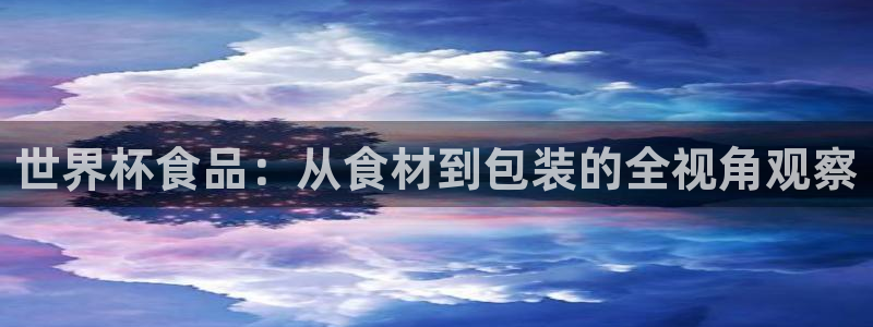 2026世界杯官网：世界杯食品：从食材到包装的全视角观察